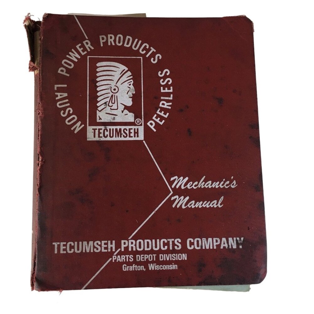 Mechanics Parts Manual Lauson Power Products Peerless Tecumseh  Vintage 1983